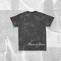 Fleurs de Zacari (DARKBEAUTY) oversized,unfinished t-shirt