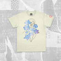 Fleurs de Zacari (ZHIGGE) oversized,unfinished t-shirt