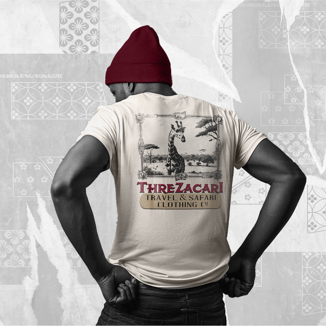 Zacari on Safari: Giraffe t-shirt