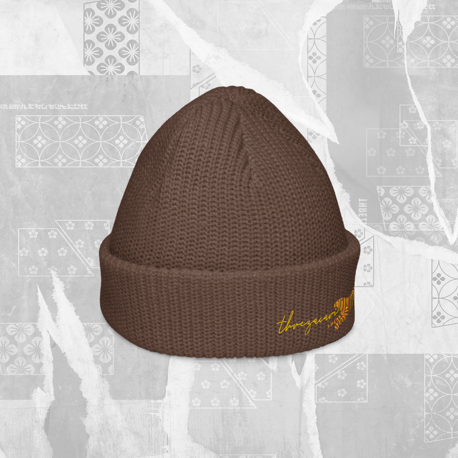 Tiger Pounce fisherman beanie