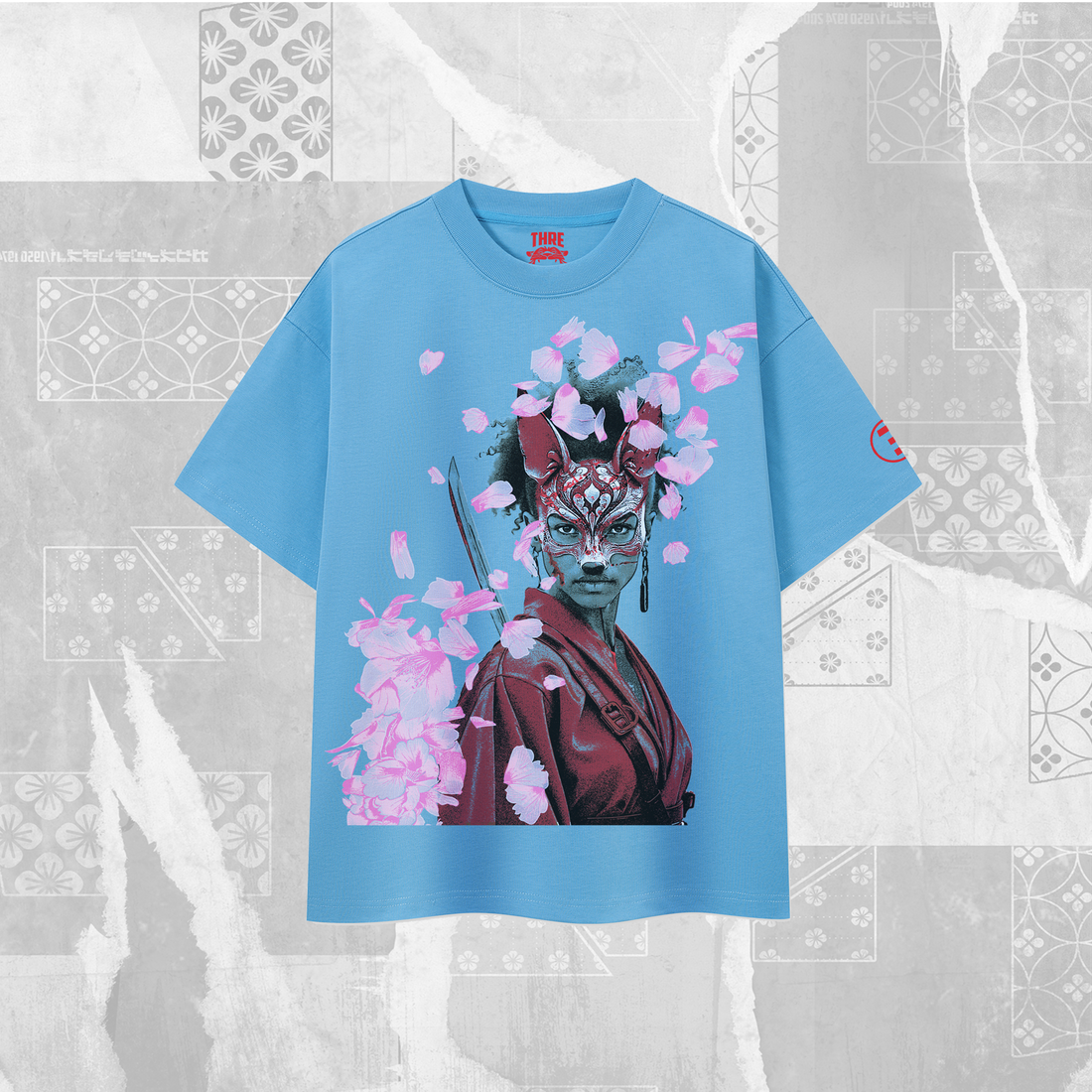 BlackFox: Cherry Blossom oversized t-shirt