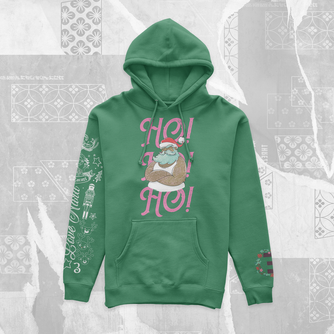 HO! HO! HO! (Happy Holidays) hoodie