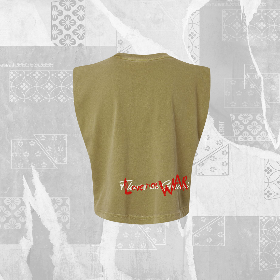 REVOLVER (Fleurs de Zacari: Love not War) WMN muscle t-shirt