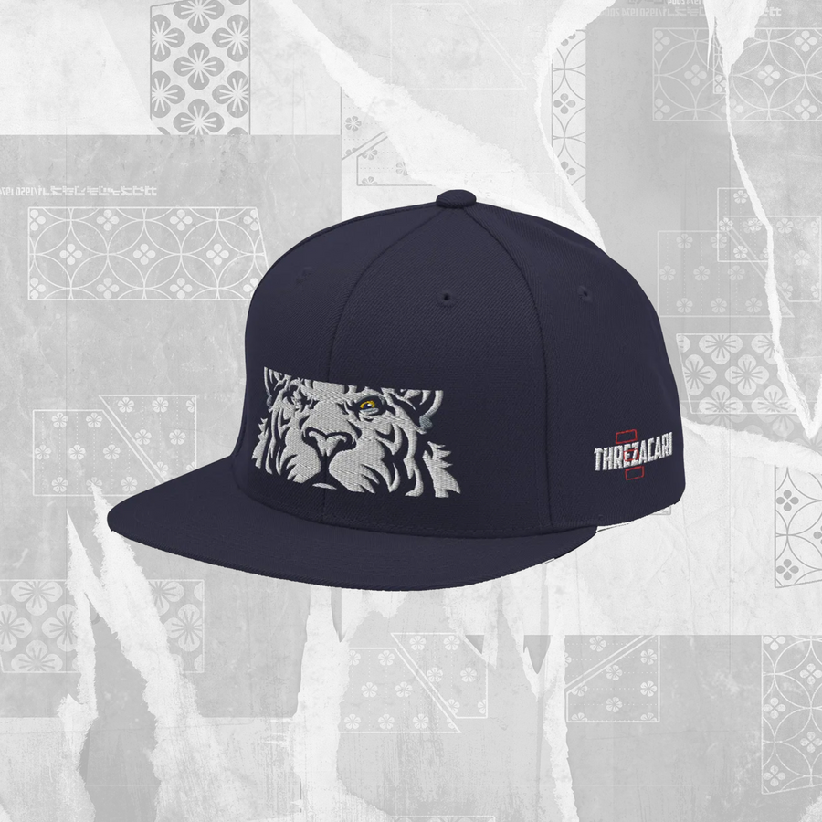 Zacari's White Tiger (classic snapback)